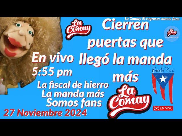 La Comay El regreso: somos fans en vivo #lacomay #comay #regreso #fans #lacomayenvivo #telemundopr