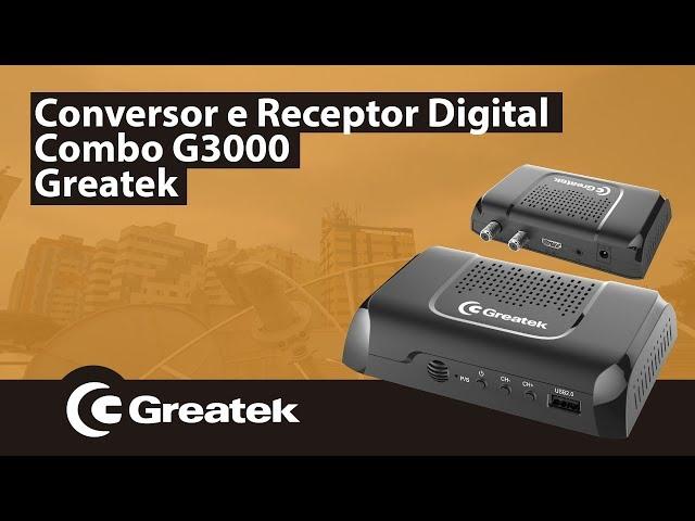 Como sintonizar canais digitais em segundos! G3000 Greatek