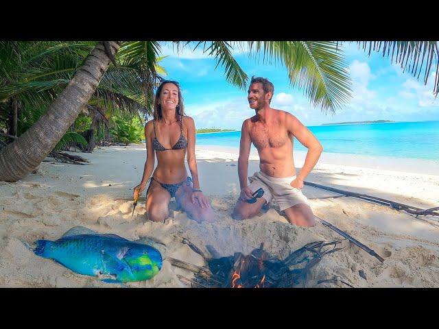 Most BEAUTIFUL Catch & Cook! (Tropical Island Survival)