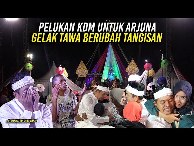 GELAK TAWA WARGA TASIK BERUBAH JADI TANGISAN SAAT KDM PELUK ARJUNA