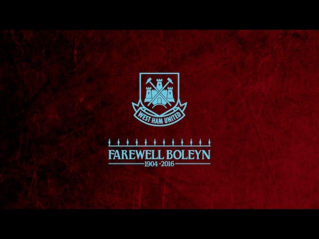 Farewell Boleyn 2015/16