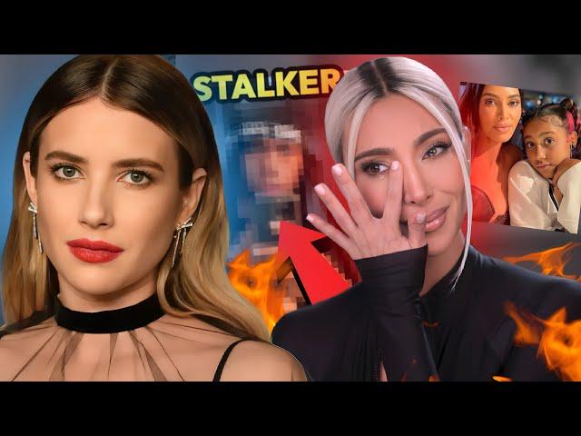 EMMA ROBERTS' STALKER IS GOING AFTER KIM KARDASHIAN and HER CHILDREN (This is SCARY)