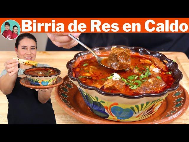 Nueva Receta de BIRRIA de RES llena de SABOR | Mejor que NUNCA Perfecta para CALDO y TACOS |