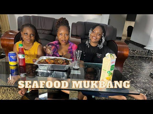 MUKBANG WITH THE GIRLIES | EPIC FAIL | SEAFOOD BOIL | EAT & GIST