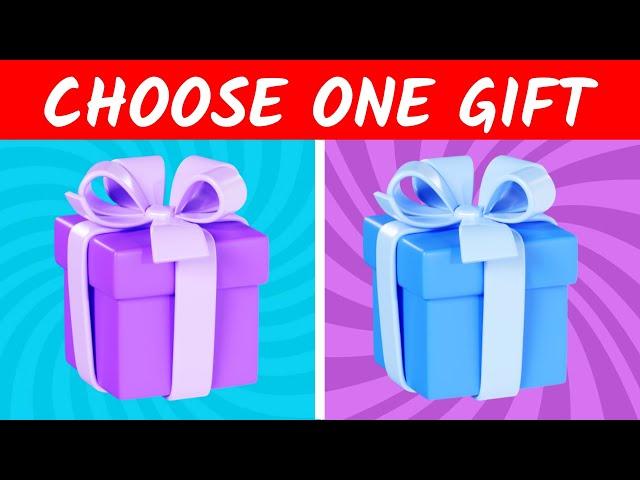 Choose your gift | Purple VS Blue  | Cat Quiz