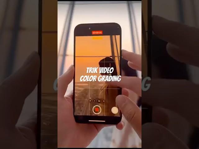TRIK VIDEO COLOR GRADING  #shorts #photography #video