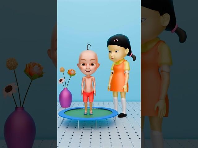 SQUID GAME GIRL DOLL JUMPING JACK #squidgame #shorts | Maheshwar Gamerz
