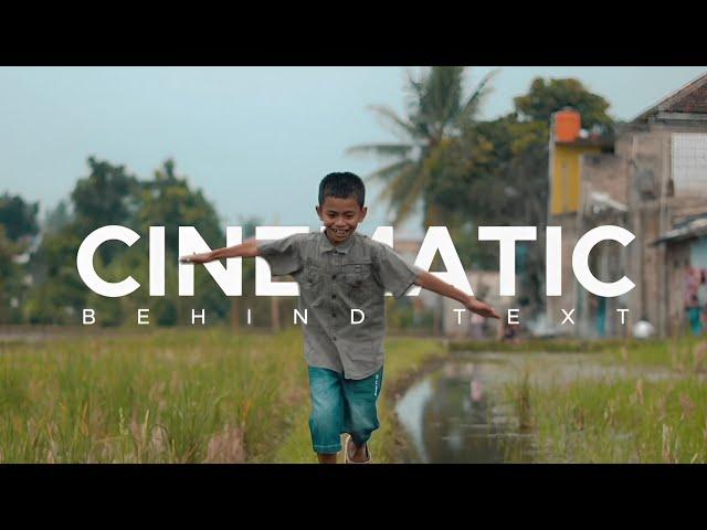 Cara Edit Video Cinematic Text Behind Objek Di Capcut - Capcut Tutorial