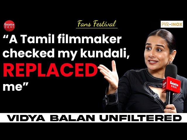 Vidya Balan on Being replaced in films, called ugly & fat; Secret behind Weight Loss | Fans Festival