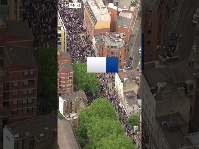 Thousands gather for far-right demonstration in central London