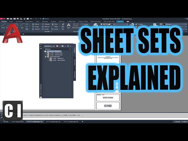 AutoCAD SHEET SETS Explained! The Best Tool to Save You TIME Instantly