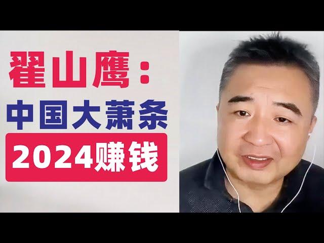 翟山鹰：2024中国大萧条中有哪些赚钱机会？#翟山鹰 #翟山鹰视界 老翟聊八卦