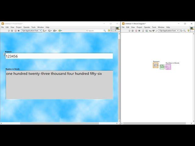Convert Numbers to Words(i.e.100 to one hundred) in LabVIEW