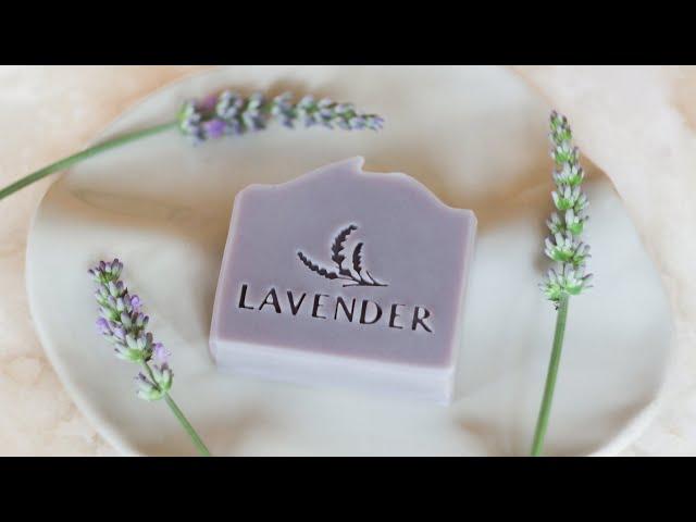 Lavender & coconut milk soap - creamy & rich natural recipe