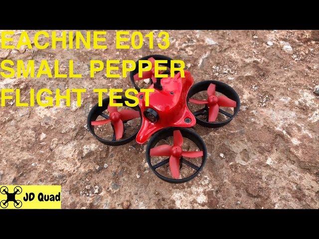 Eachine E013 Small Red Pepper FPV Racing Drone Flight Test Video