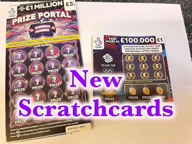 New Scratchcards from the National Lottery