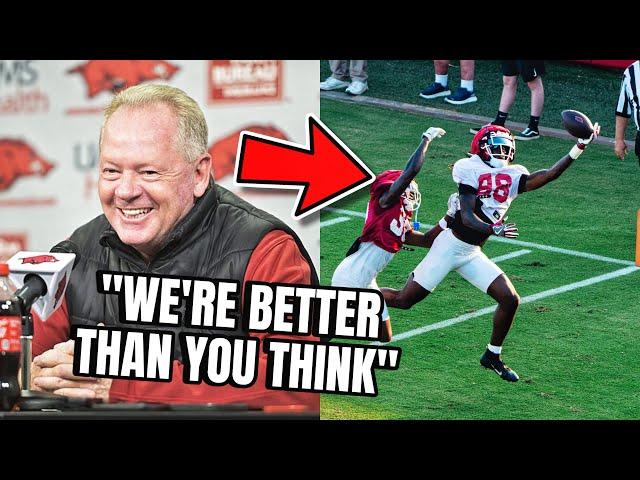 Bobby Petrino Said this About the Arkansas Offense…