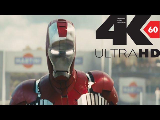 [4k][60FPS] Iron Man 2  Monaco Fight Scene 4K 60FPS HFR[UHD] ULTRA HD