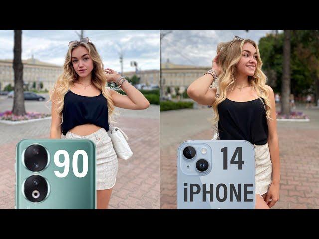 Honor 90 Vs iPhone 14 Camera Test Comparison | Honor 90 5G