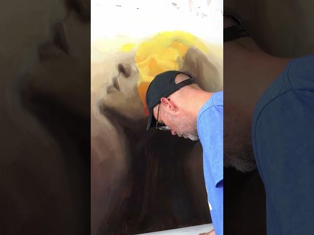 Adding Yellow Oil Paint To Create Emotion