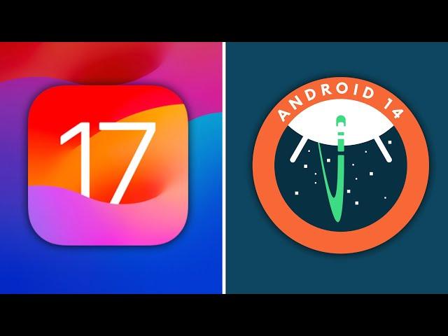 iOS 17 vs Android 14 Icons!