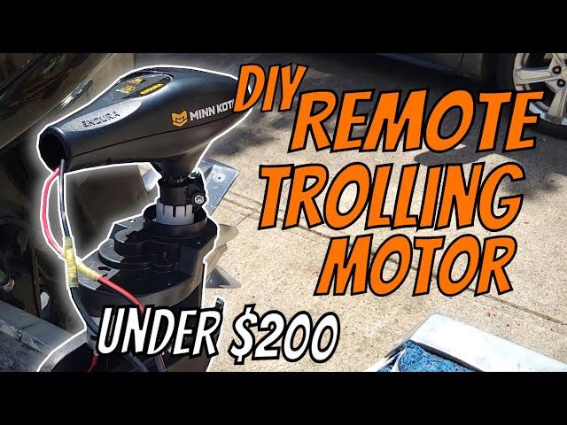 DIY Wireless Remote Minn Kota Trolling Motor Steering for Boat ... Make it for UNDER $200!