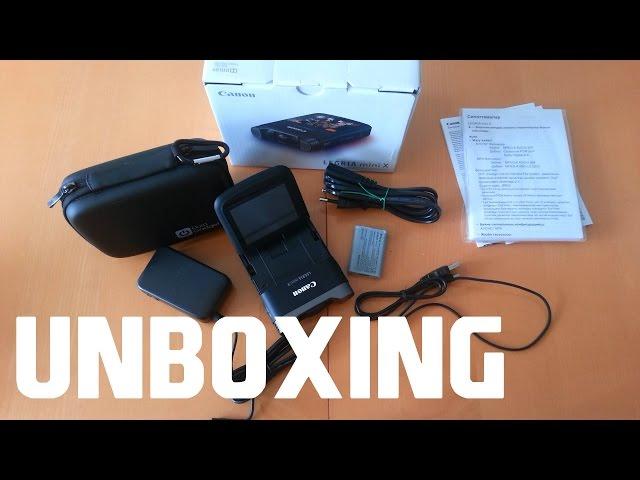 Canon Legria mini X Unboxing German Test Video