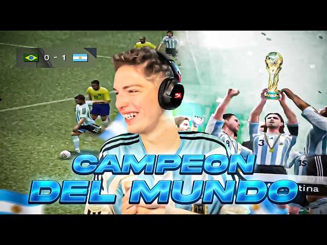 SALGO CAMPEON DEL MUNDO CON ARGENTINA EN EL PES 6