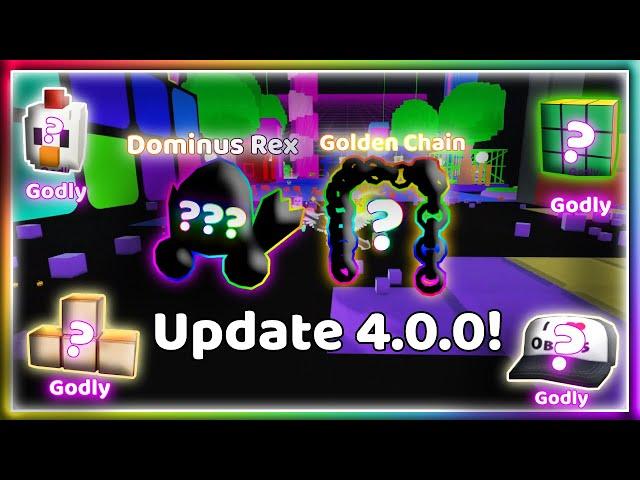 UPDATE 4.0.0 RELEASE! I GET NEW MYTHIC HATS AND NEW MYTHIC SWORD ??? | Unboxing Simulator