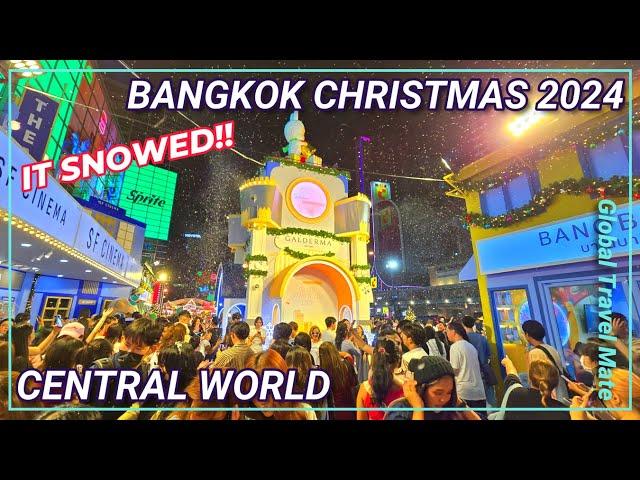 Bangkok Christmas Market Central World 2024 Open NOW  Thailand