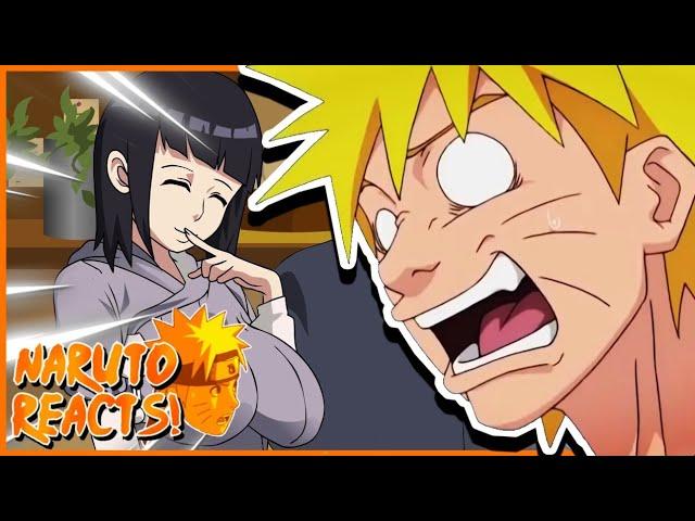 Naruto reacts to:Hinata vs more shadow clones (Synetik)