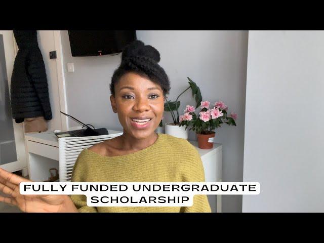 Fully Funded undergraduate for international students to apply in 2023.