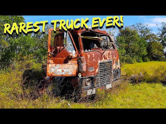 I found the RUSTIEST SEMI on Earth sitting in a field for 25 years! Will it run?