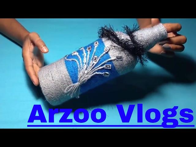 DIY Glass Bottle Craft | Bottle Decorating Ideas | Arzoo Vlogs