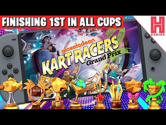 Finishing 1st In All Cups - Nickelodeon Kart Racers 2: Grand Prix