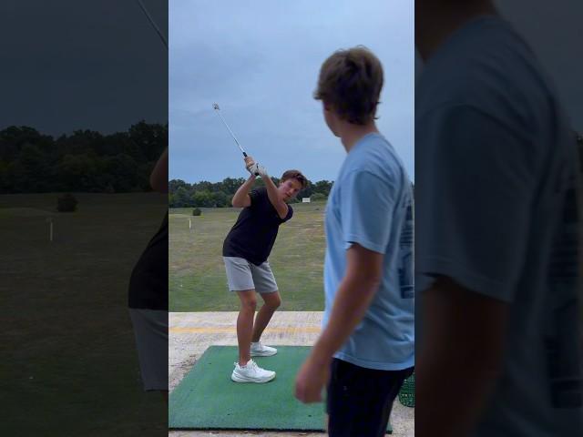 Awkward range encounter here… #golf #shorts