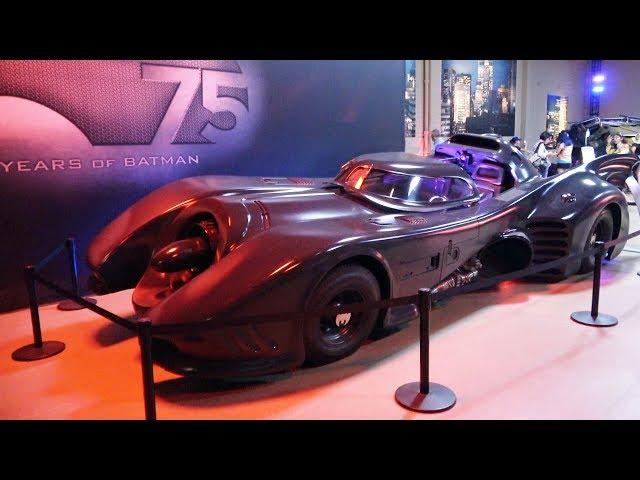 Batmobiles Picture Car Vault Celebrating 75 Years of Batman - Warner Brothers Studio Tour Hollywood