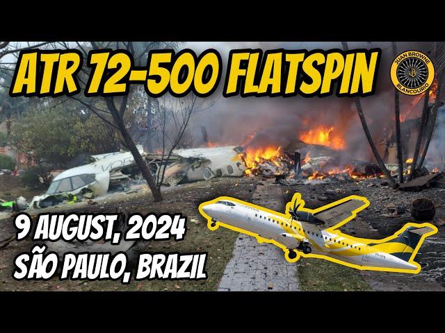 Voepass #8203 ATR-72 Loss of Control Sao Paulo Brazil 9 Aug 2024