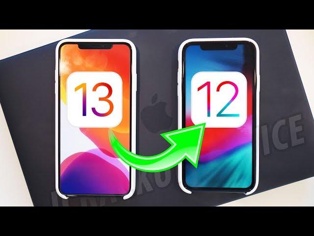 How to Downgrade iOS 13 to iOS 12 (Any Beta)