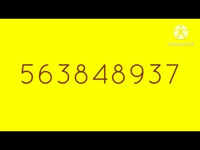 Colorful Numbers 1 to 1 Billion! (Galvez Julian)