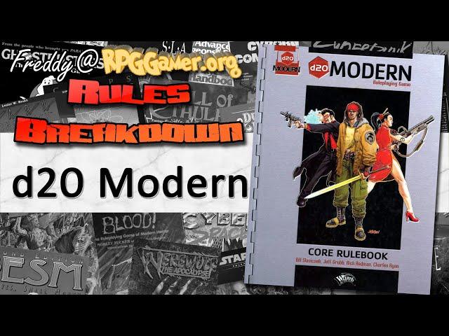 d20 Modern (Wizards of the Coast, 2002) | Rules Breakdown