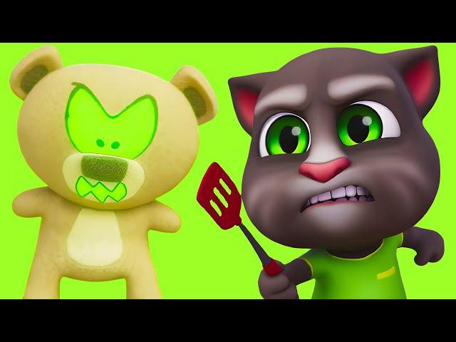 TOM VS EVIL TEDDY!    | TALKING TOM SHORTS | WildBrain Kids