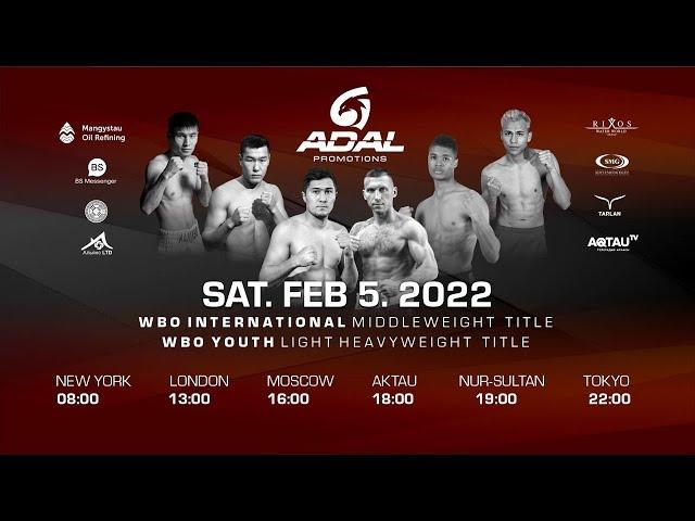 ПРОФЕССИОНАЛЬНЫЙ ВЕЧЕР БОКСА "ADAL PROMOTIONS"