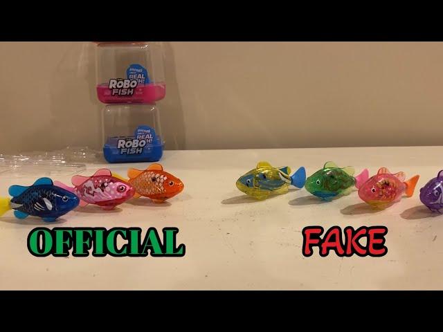 Zuru Robo Fish Alive OFFICIAL vs KNOCKOFF FAKES - Full Unboxing, Comparison, Testing