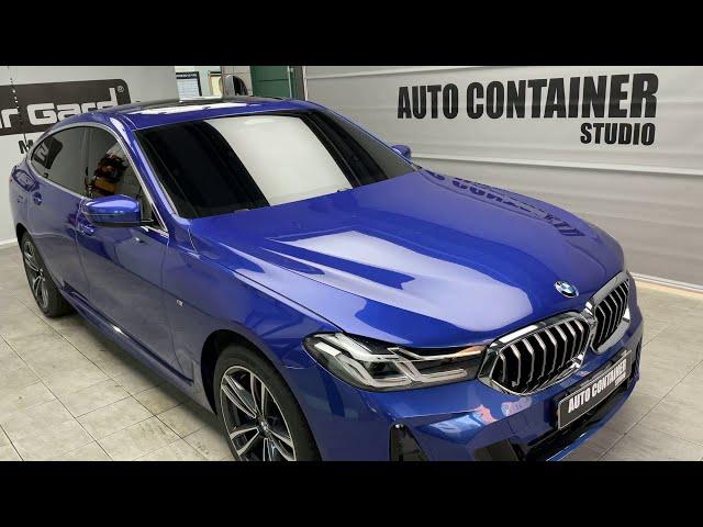 BMW 6GT 포티마오 블루와 솔라가드 티타늄 진짜 예쁘네요