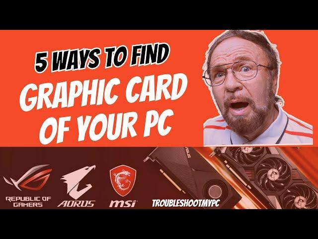 How to Check Graphics Card in Windows 10 | TroubleshootMyPc