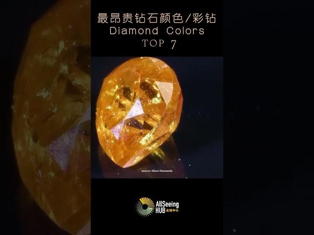 最昂贵的钻石颜色/彩钻 / Expensive Diamond Colors - Orange Diamond / 橙色钻石/世界/全球/地球/彩色钻石/稀有/GIA/罕见/宝石/矿/珠宝/奢华/色彩