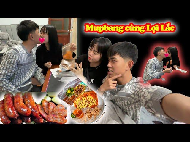 Mupbang Bánh Tráng  Vs Lạp Xưởng | Nhung Bún Lợi Lắc..