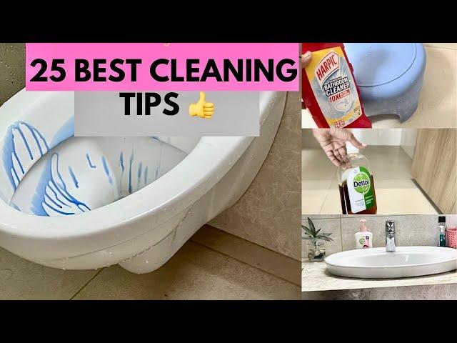 25 Amazing cleaning tips| Best Washroom Cleaning Ideas|How To Clean Bathroom Fast |Bathroom Cleaning