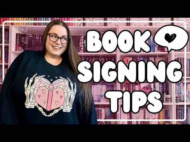 Book Signing Tips | Romance Book Signing tips